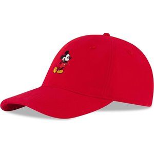 Men's Beautiful Mickey Mouse Adjustable Baseball Cap for Adult - Red